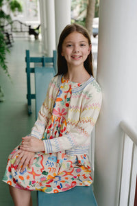 Briton Court - Girl's Evelyn Striped Cardigan