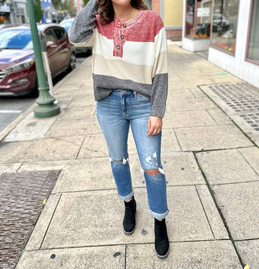 Kancan - Alice High Rise Hem Detail Slim Straight Jeans