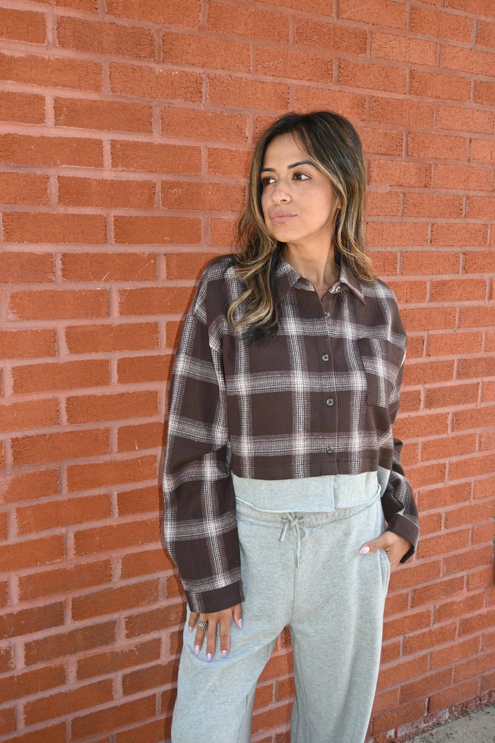 Vintage Havana - Midnight Moon Flannel Top