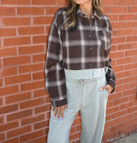 Vintage Havana - Midnight Moon Flannel Top