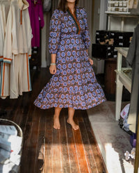 Umgee - Vibrant Floral Midi Dress