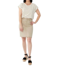 Fdj - Fringe Hemline Mini Skirt