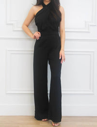 Do+Be - Ready For Fun High Neck Satin Jumpsuit