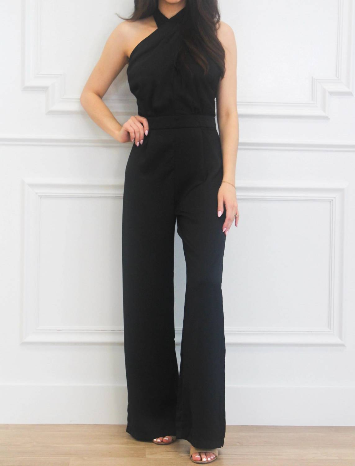 Do+Be - Ready For Fun High Neck Satin Jumpsuit
