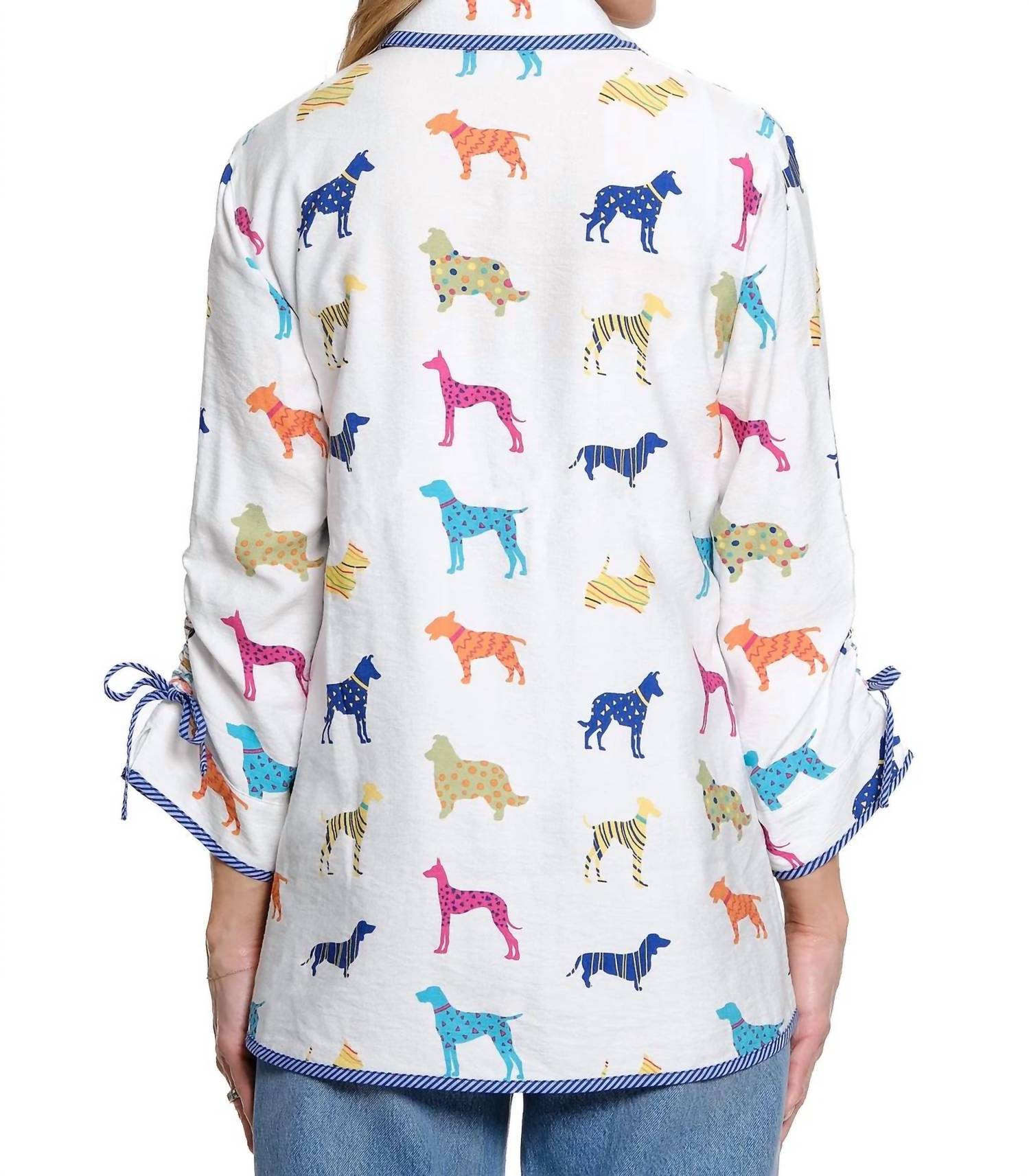John Mark - Cinch Sleeves Blouse