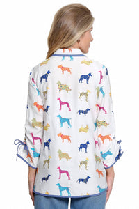 John Mark - Cinch Sleeves Blouse