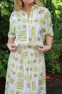 Corey Lynn Calter - Pippa Short Sleeve Button Down Top