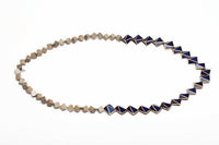 Avenue Chic - Women's Pyramid Wood Necklace