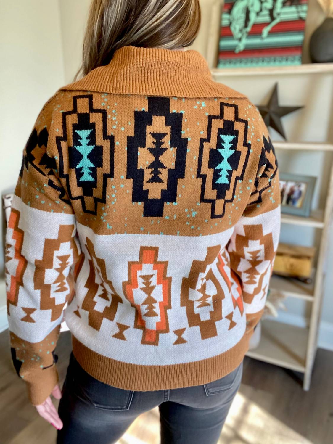 Bibi - The Rowdy Aztec Sweater