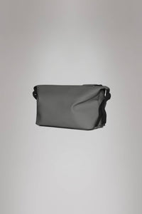 Rains Unisex Hilo Wash Bag in grey - men's bag - detail view