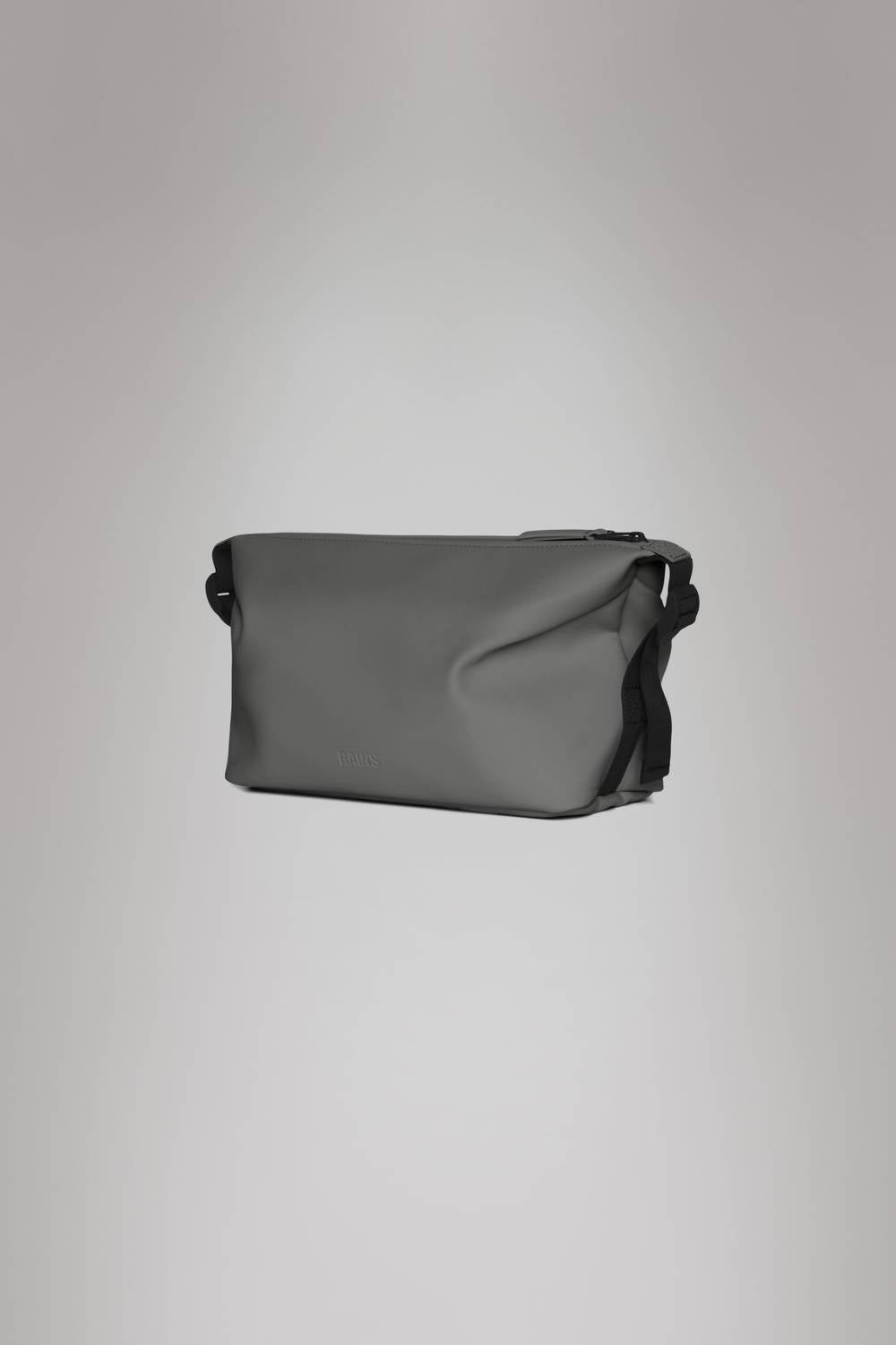 Rains Unisex Hilo Wash Bag in grey - men's bag - detail view