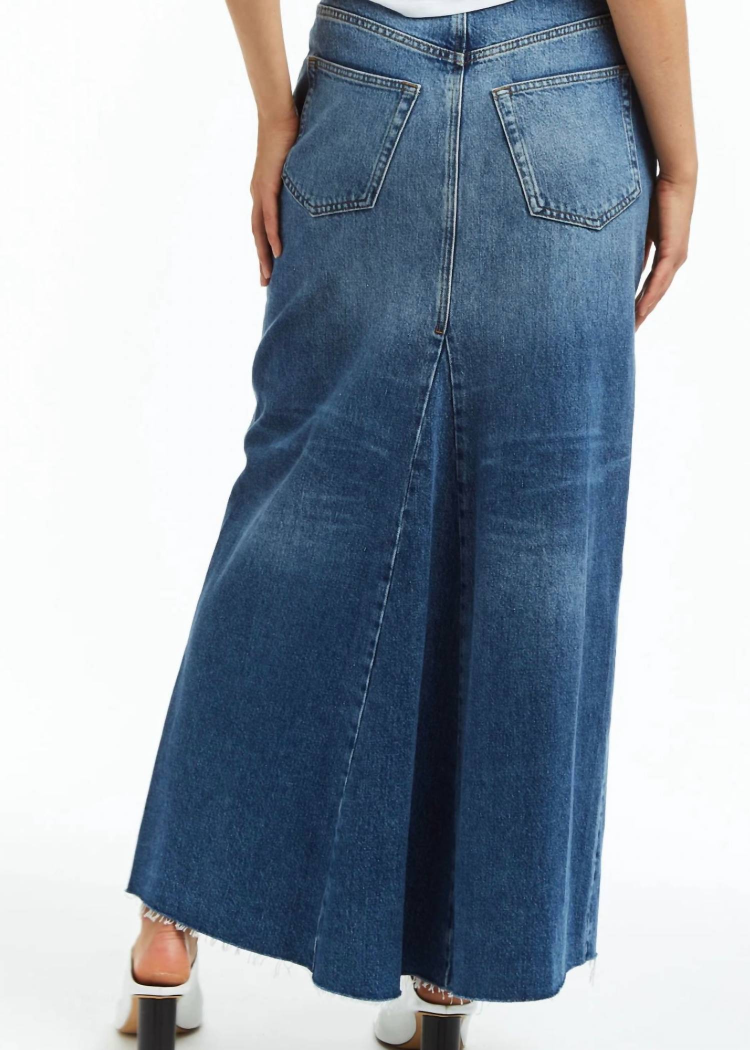 Tractr - Denim Maxi Skirt