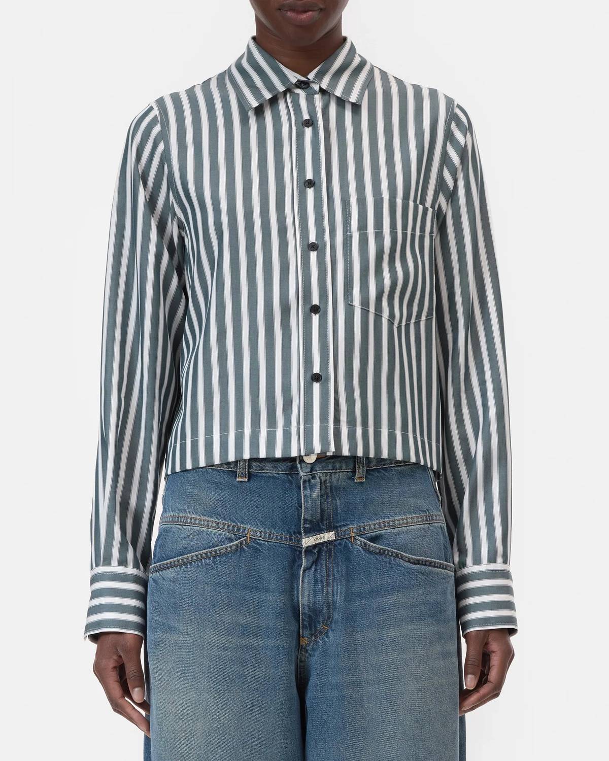 Closed - Women's Cropped Classic Shirt