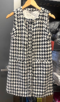Zoe And Claire - Women's Houndstooth Mini Dress
