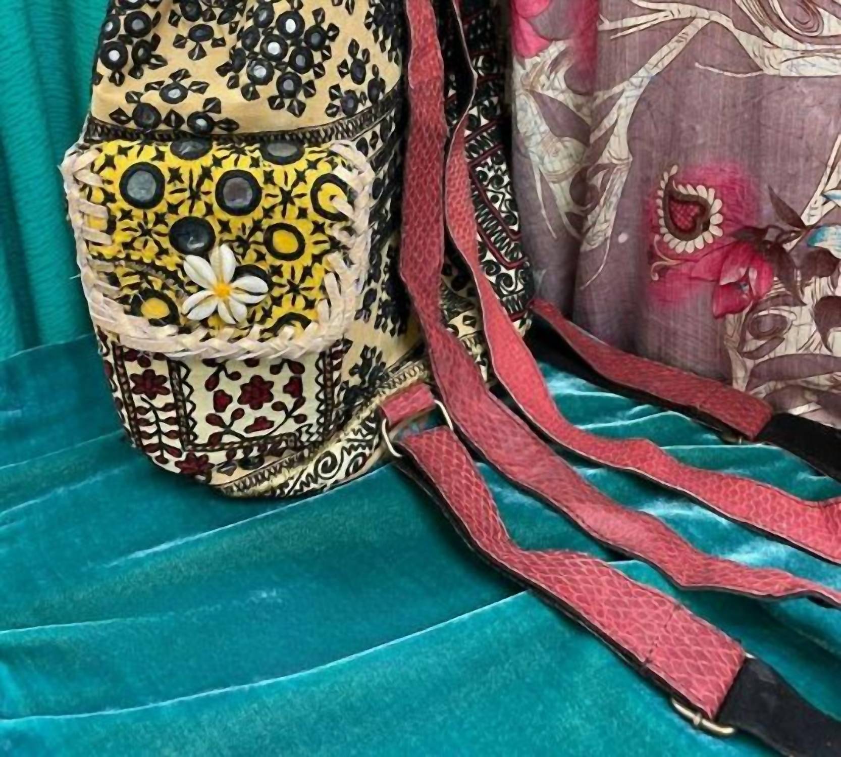 Kantha Bae - Women's Upcycled Embroidered Market Backpack