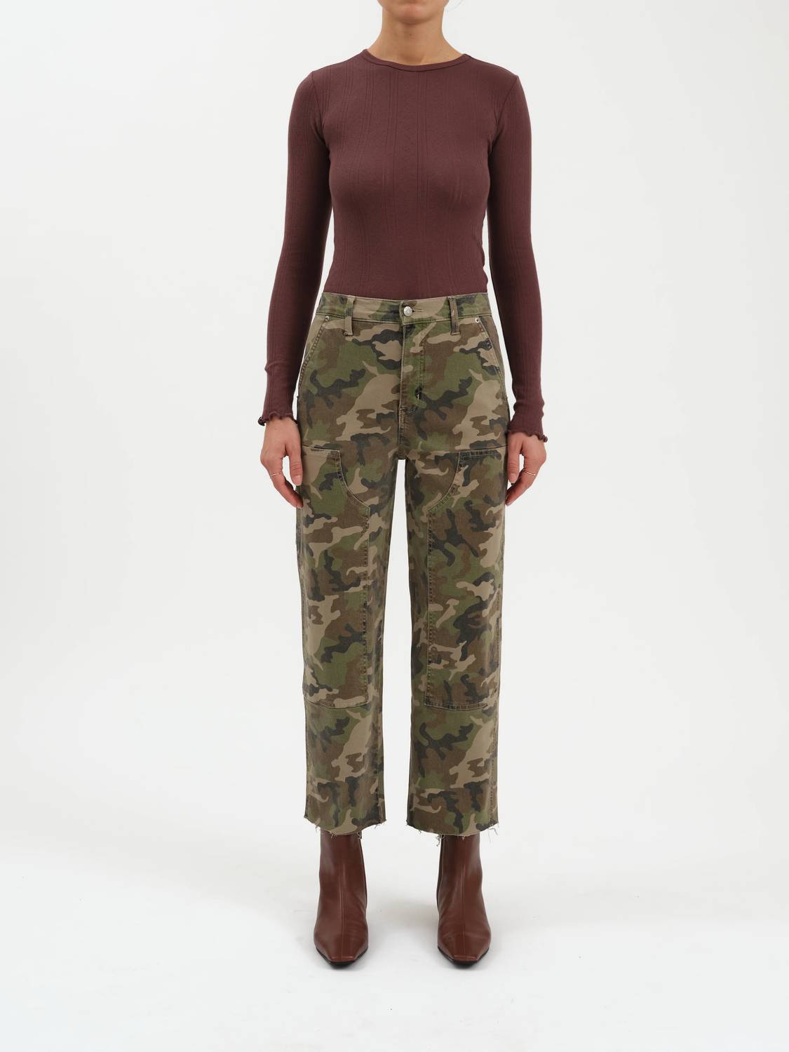 Daze - Sundaze Carpenter High Rise Straight Crop Jean