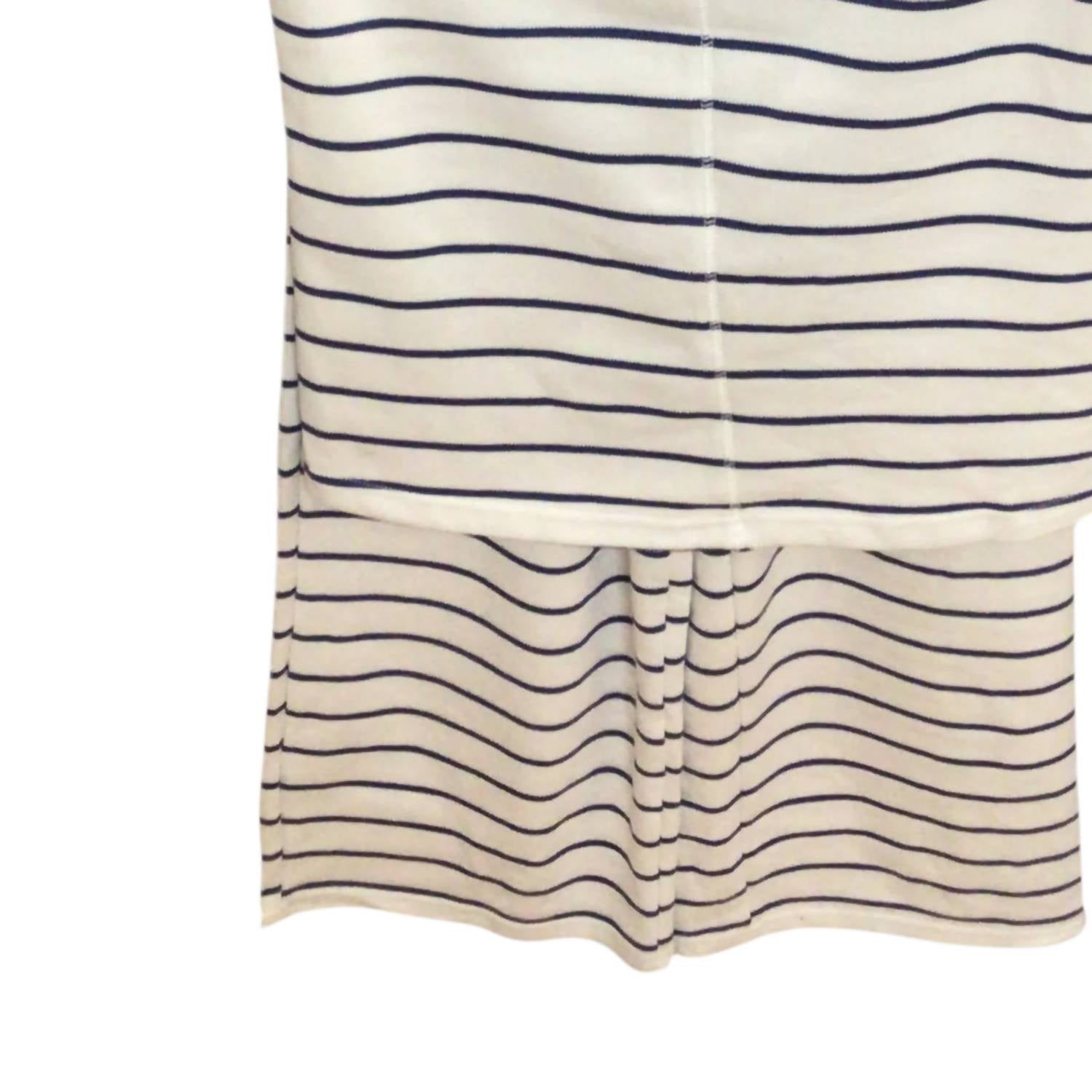 Pretty Bash - Women's Stripe Sleeveless Top And Pants Set