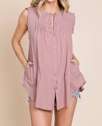 Heyson - Coming To You Button Down Blouse