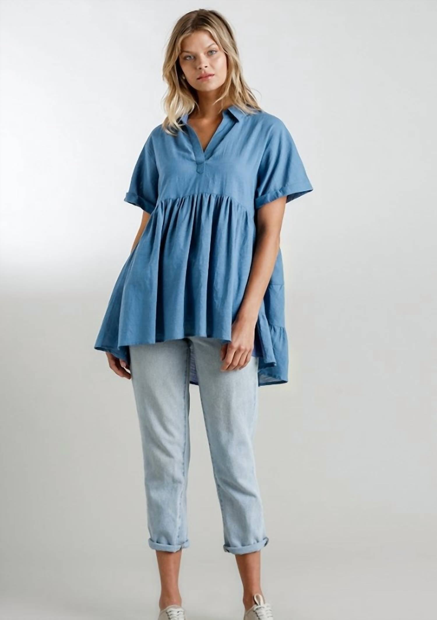 Umgee - Babydoll Long Tunic
