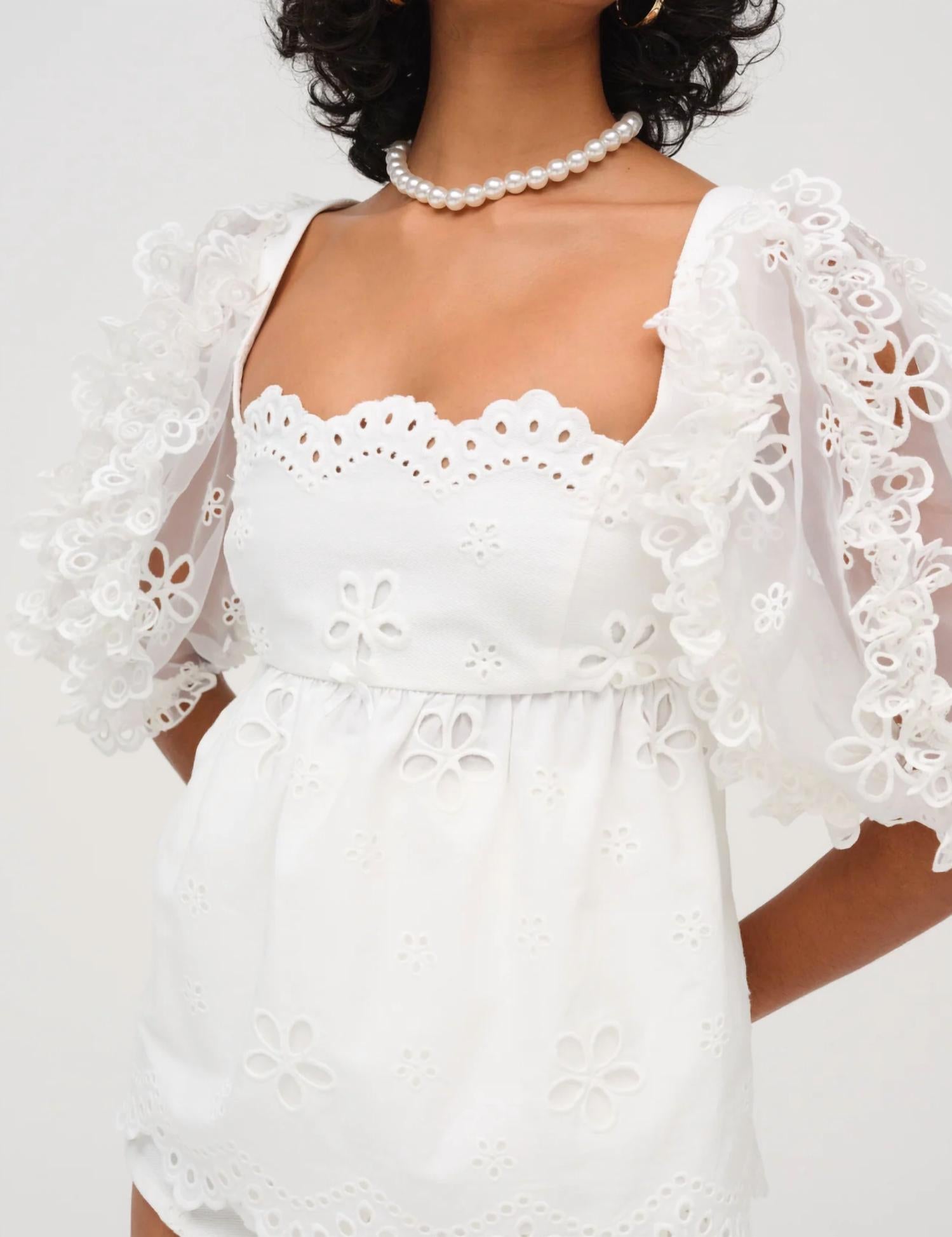 For Love & Lemons - Daisy Eyelet Blouse
