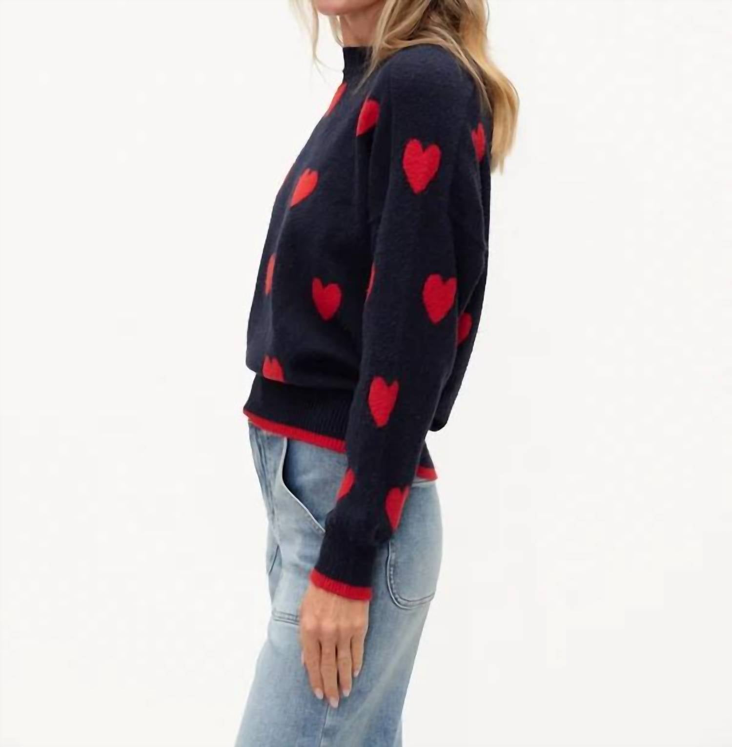 Six/Fifty - VALENTINA HEART SWEATER