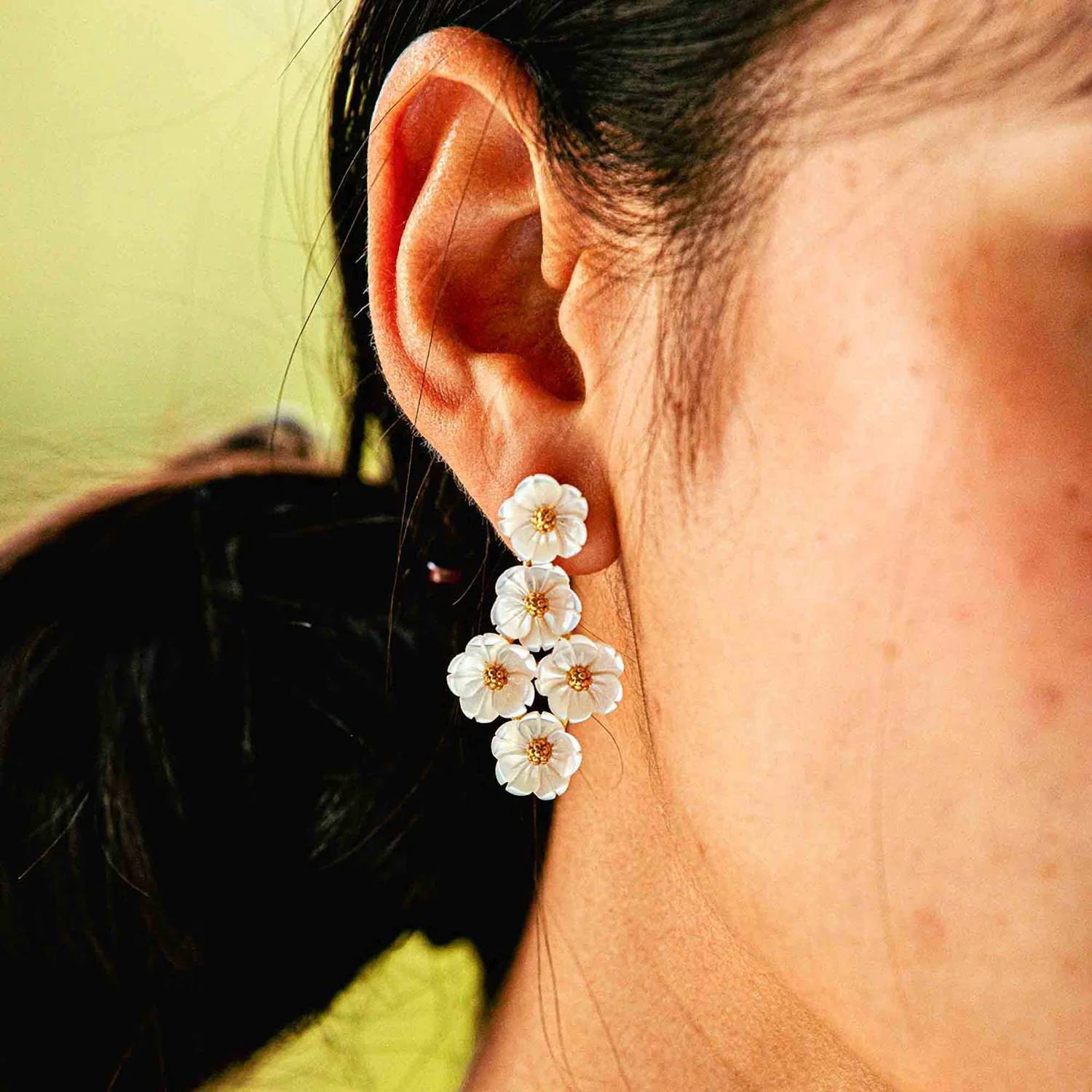 Capucine De Wulf - Women's Mermaid Garden Floral Petite Earrings