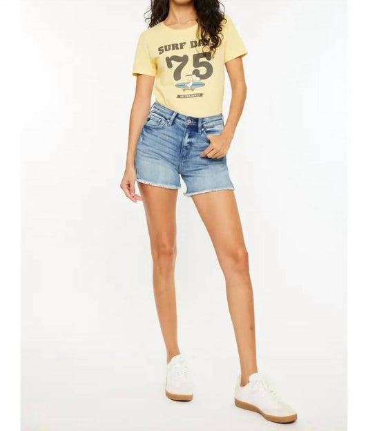 Kancan - Blue Ember Cutoffs Jean Shorts