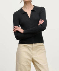 Velvet By Graham & Spencer - Nikki Cotton Cashmere Sweater Top