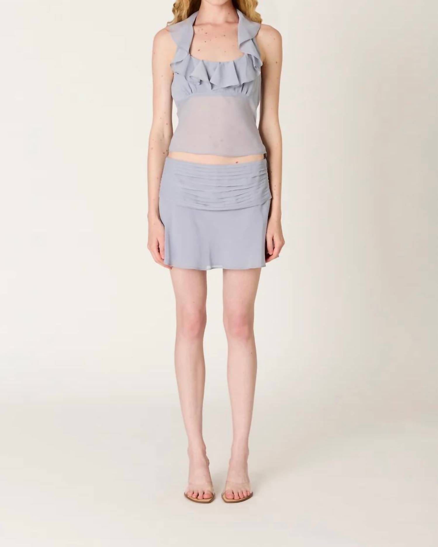Nia - Verbena Sheer Top