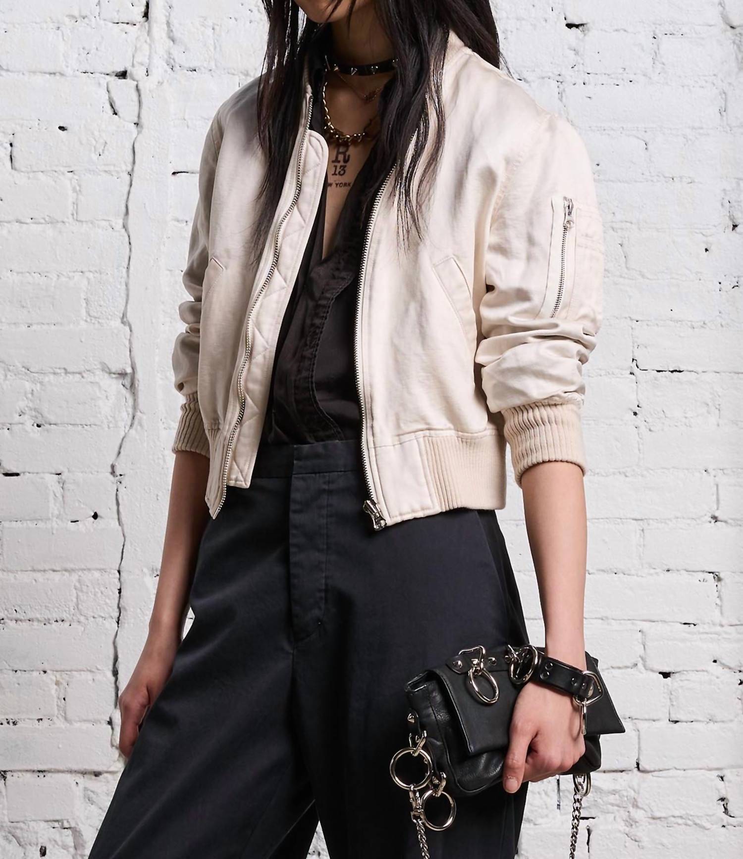 R13 - Shrunken Flight Bomber Jacket
