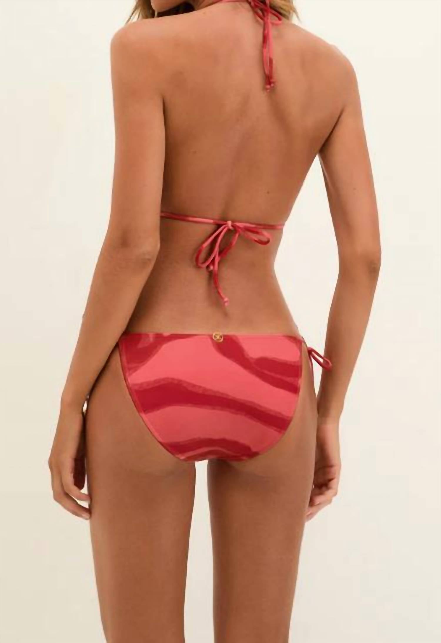 Vix Paula Hermanny - Iggy Tri Top & Enigma Side Tie Hipster Bikini Bottom Set