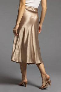 Weekend Los Angeles - Satin Mirada Midi Skirt