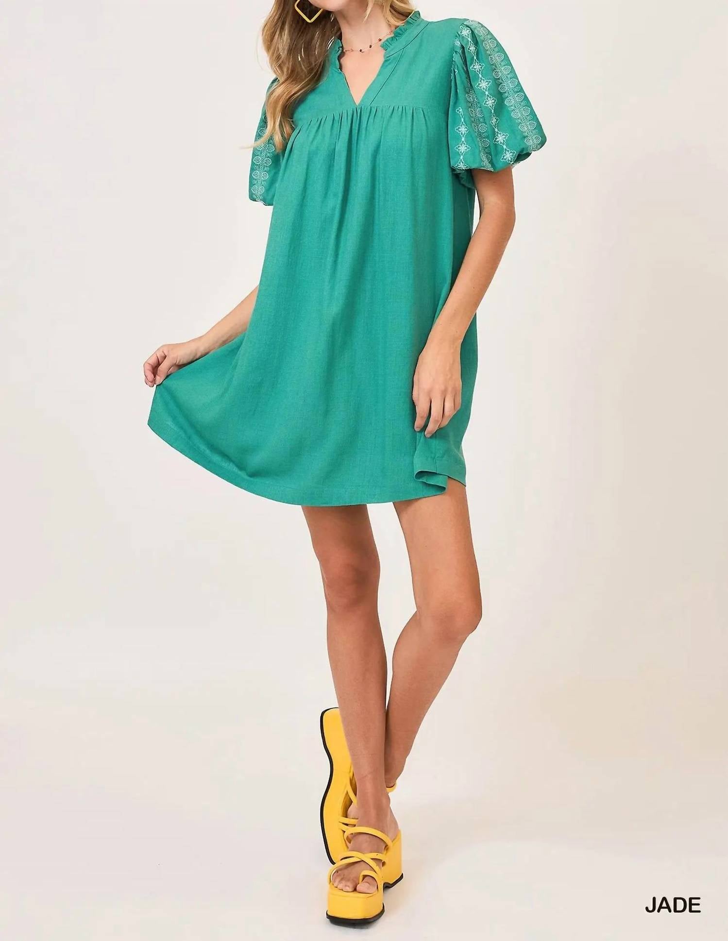 Umgee - Embroidered Dress