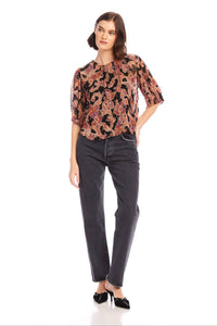 Fifteen Twenty - Poof Puff Sleeves Blouse
