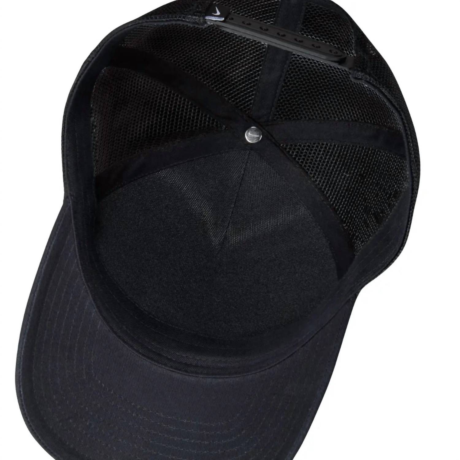 NIKE Structured Trucker Cap Casual Sports Lifestyle Hat in work blue work blue white - women's hat - detail view