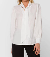 Velvet Heart - Anastasia Tie Neck Top