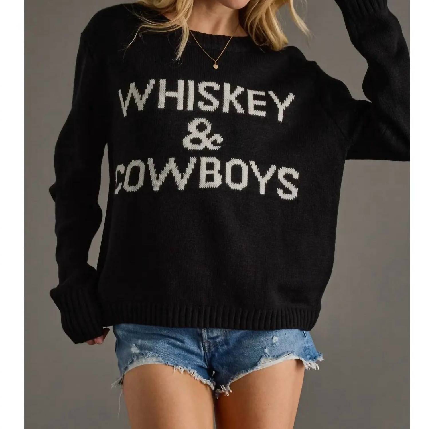 Panache Apparel - Whiskey Long Sleeve Sweater