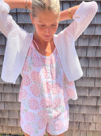 forte forte Gummy Organic Cotton Blend Rib Knit Cardigan in white - women's cardigan - alternate view