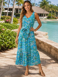 Lilly Pulitzer - Madsen V-neck Midi Dress