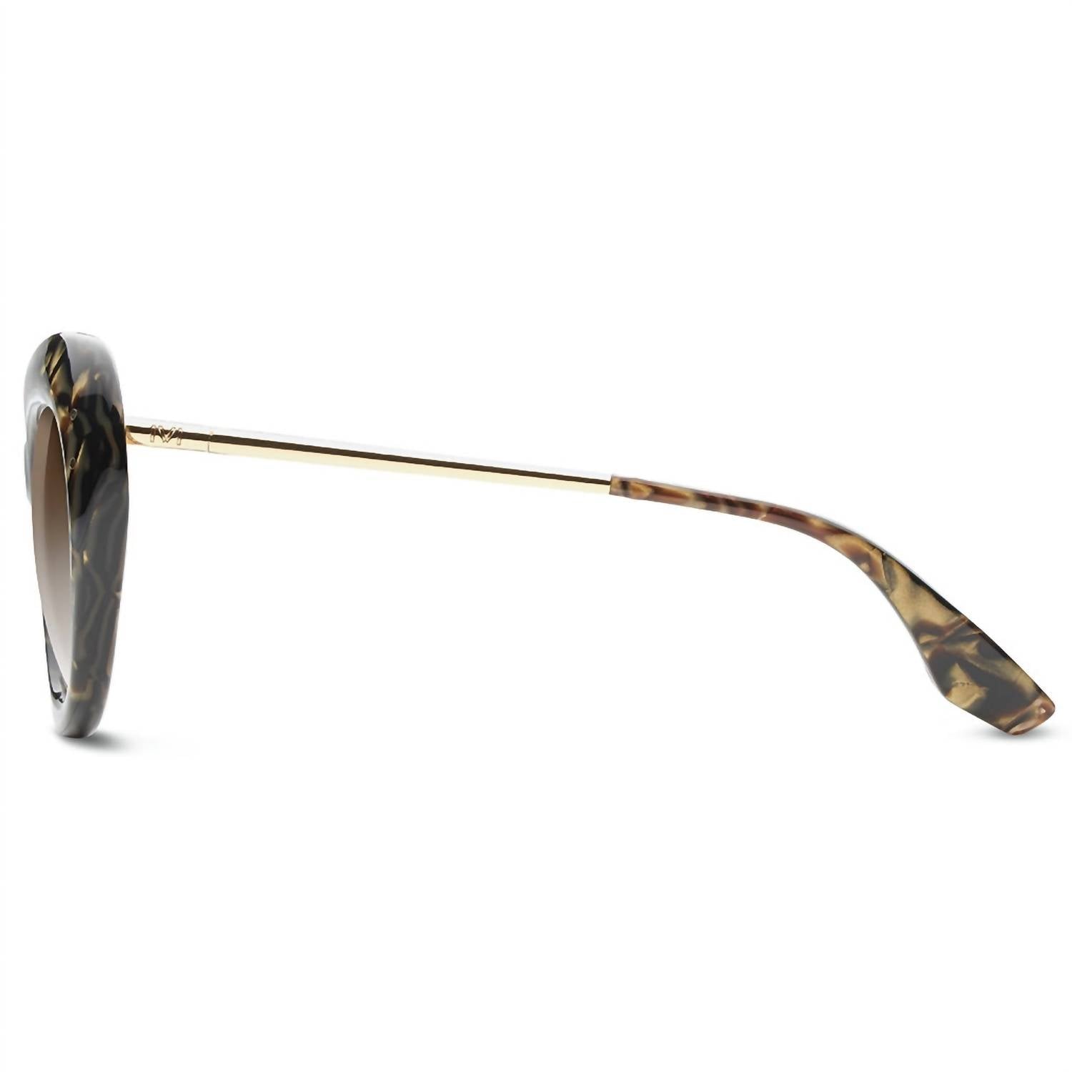 Ivi Vision - Women's Faye Polished Tigers Eye Sunglasses