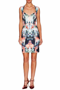 Nicole Miller - Neoprene Digital Print Dress