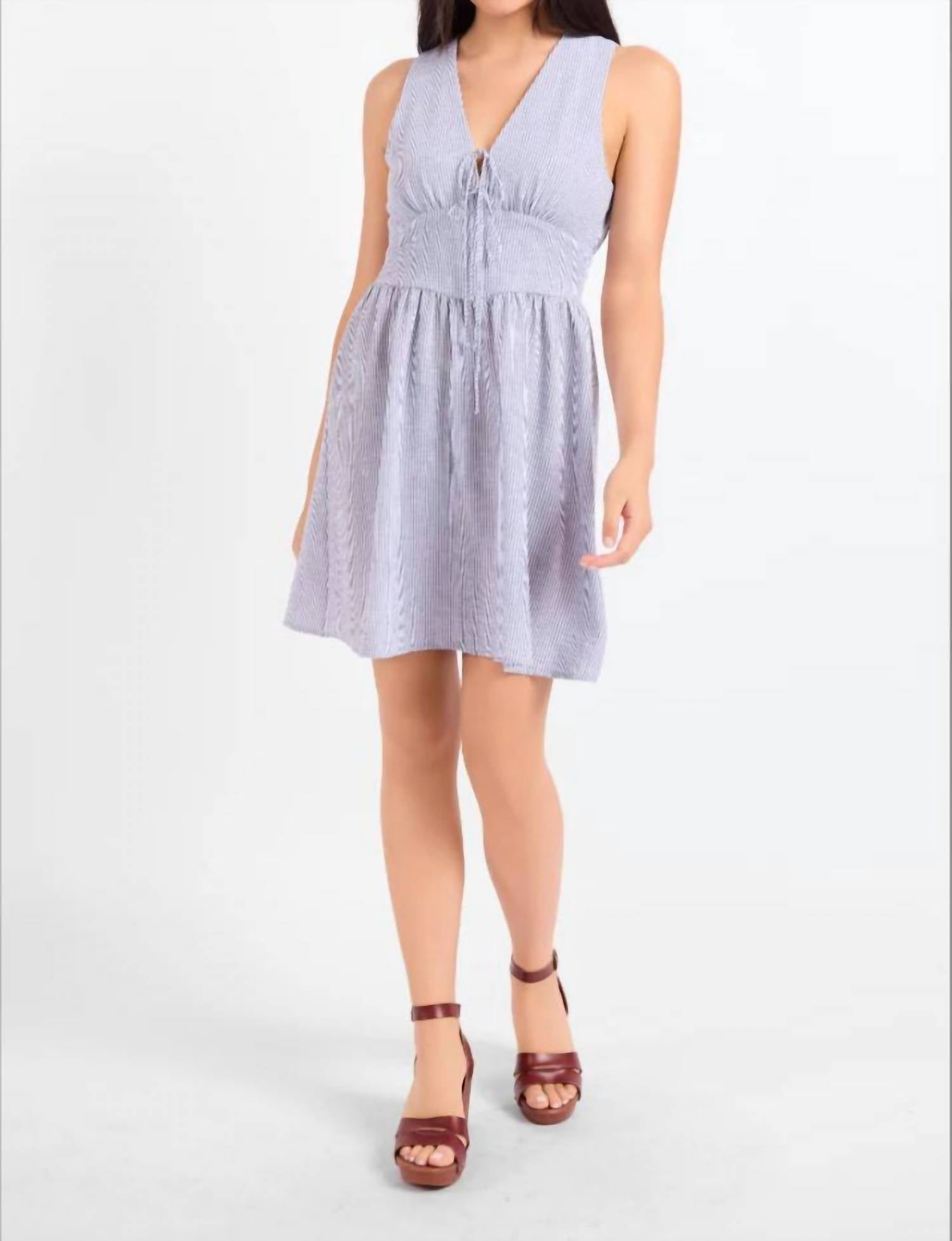Sadie & Sage - Garden Sun Tie Mini Dress