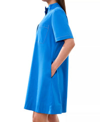 Tribal - A-line Stretch Poplin Button Front Dress