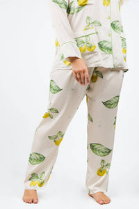 Isayes - Lemon Pajama Set - Plus