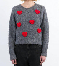 Lili Sidonio - Sweetheart Popcorn Knit Sweater