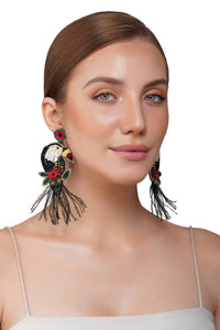 America & Beyond - Women's Toucan Beaded Earrings