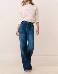Loveshackfancy - Francie Wool Jacquard Pullover Sweater