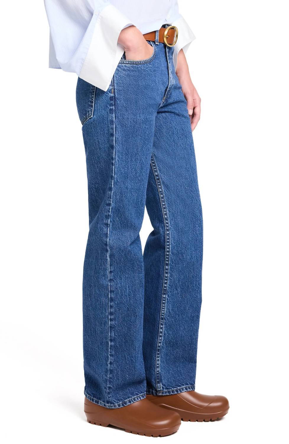 Twp - Kent High Waist Straight Leg Jeans