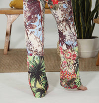 Paparazzi - Tropical Pull-On Elastic Waist Pant w/Pockets