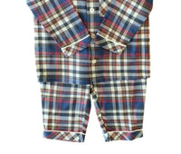 Petit Confection - Toddler's Plaid Flannel Pajamas Set